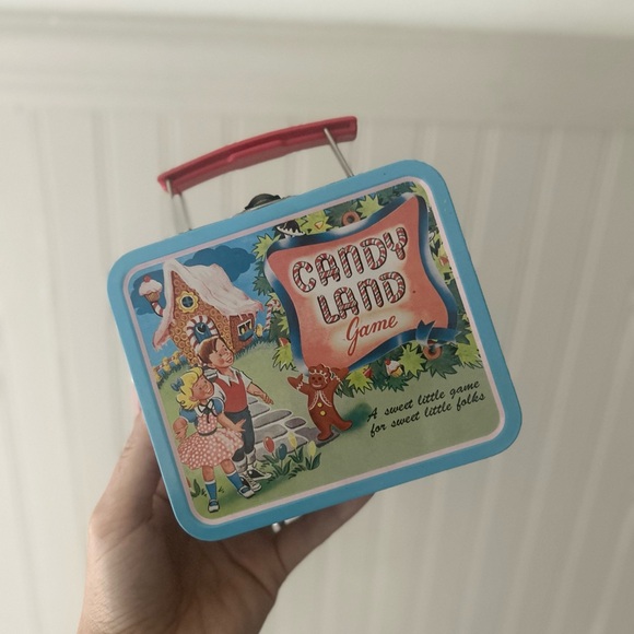 Vintage Accessories - 1998 Candy Land Miniature Metal Lunchbox Trend 90s Rave Purse